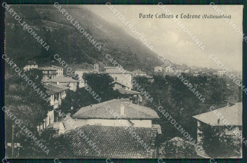Brescia Valle Sabbia Ponte Caffaro Lodrone cartolina QK6991 – fronte