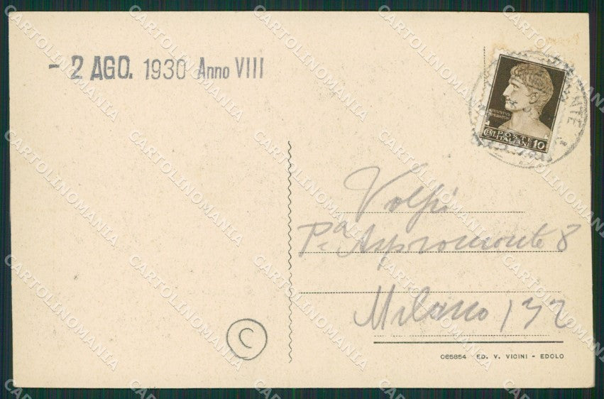 Brescia Val Trompia Cemmo cartolina QK7001 – retro