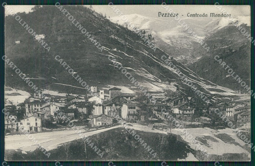 Brescia Val Trompia Pezzaze Mondaro cartolina QK7009 – fronte