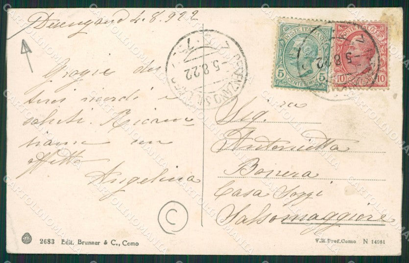 Brescia Desenzano PIEGA cartolina QK7015 – retro