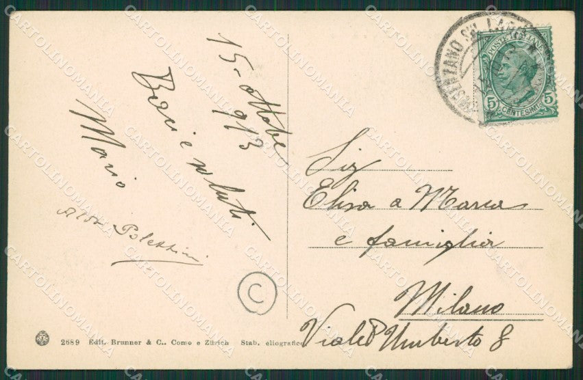 Brescia Desenzano cartolina QK7016 – retro