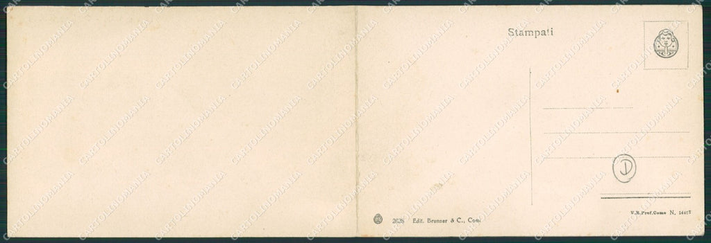 Brescia Gardone Doppia Battello cartolina QK7053 – retro