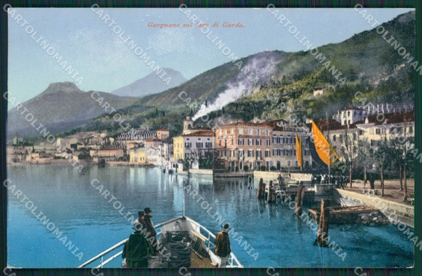 Brescia Gargnano Battello cartolina QK7063 – fronte