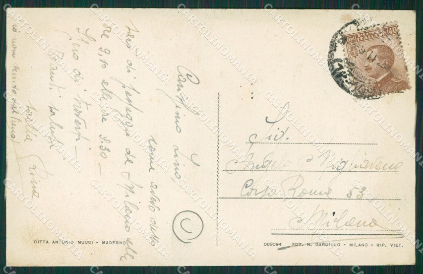 Brescia Maderno cartolina QK7084 – retro