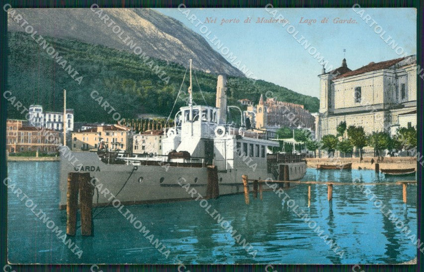 Brescia Maderno Battello cartolina QK7103 – fronte
