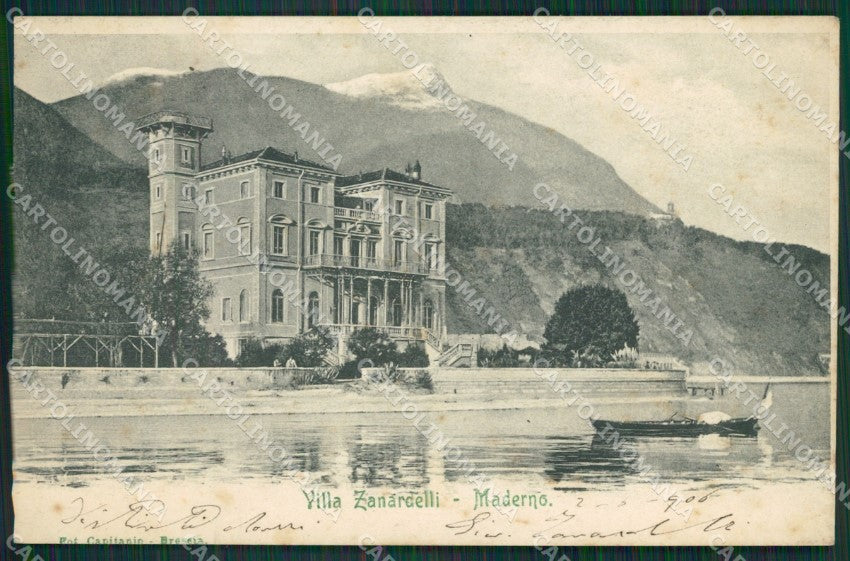 Brescia Maderno cartolina QK7110 – fronte