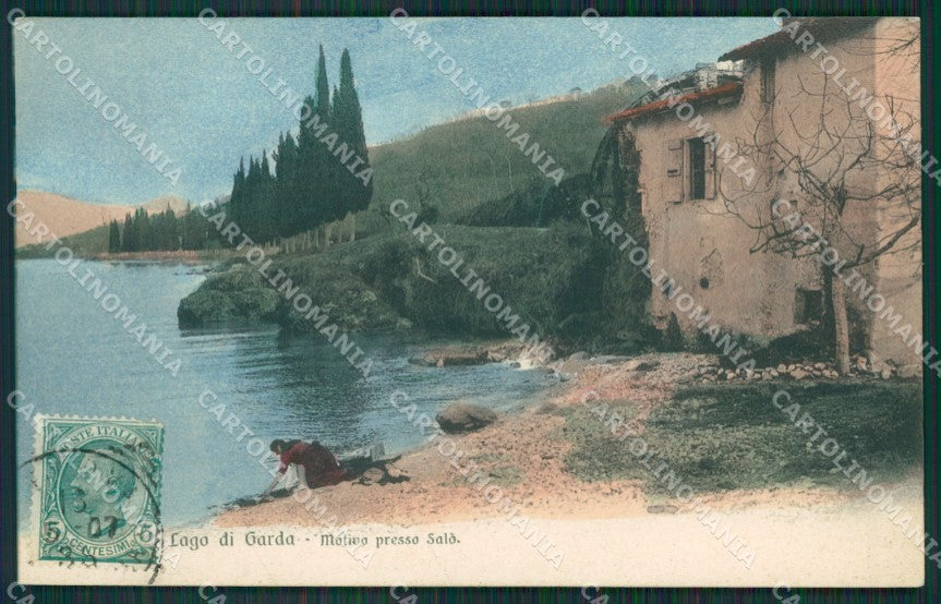 Brescia Salò cartolina QK7117 – fronte
