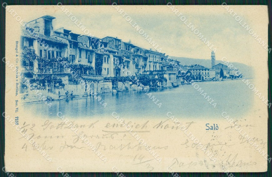 Brescia Salò cartolina QK7122 – fronte