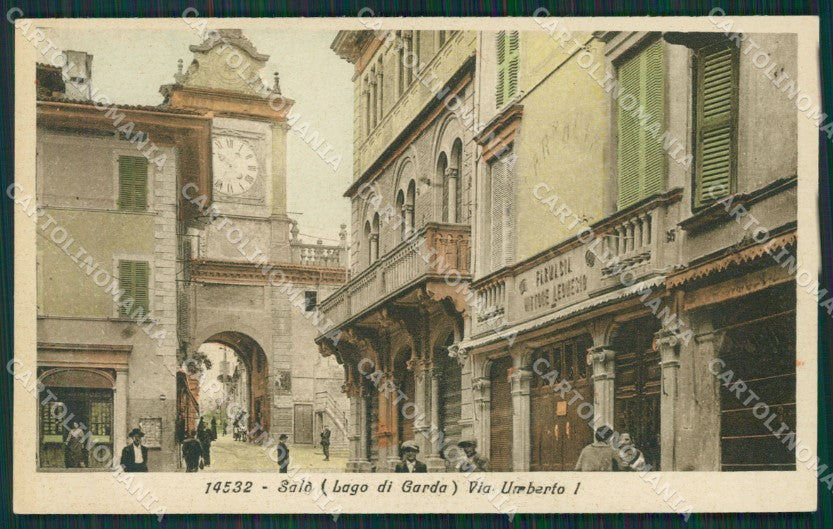 Brescia Salò cartolina QK7124 – fronte