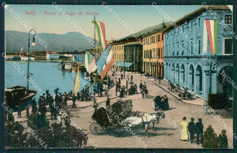 Brescia Salò cartolina QK7125 – fronte
