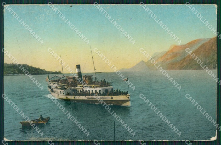 Brescia Lago di Garda Battello cartolina QK7157 – fronte