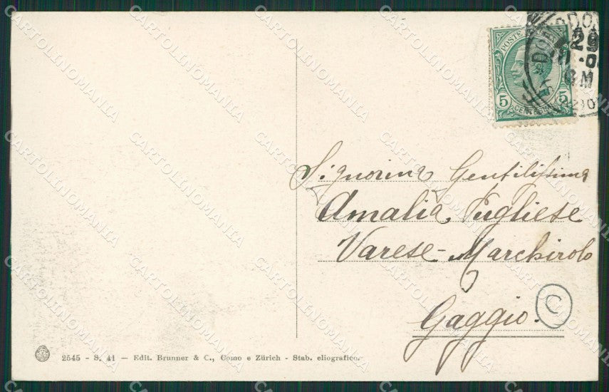 Brescia Lago di Garda cartolina QK7163 – retro