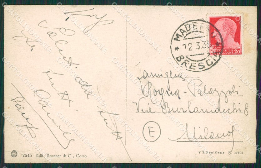 Brescia Lago di Garda cartolina QK7166 – retro