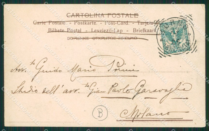 Brescia Borno cartolina QK7173 – retro