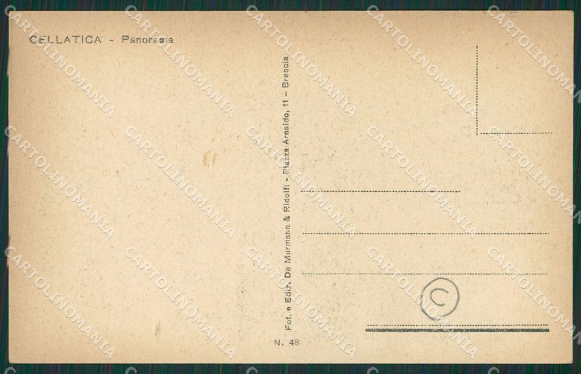 Brescia Cellatica cartolina QK7184 – retro