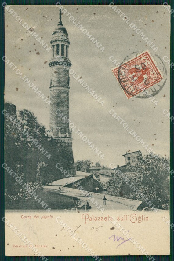 Brescia Palazzolo sull'Oglio cartolina QK7190 – fronte
