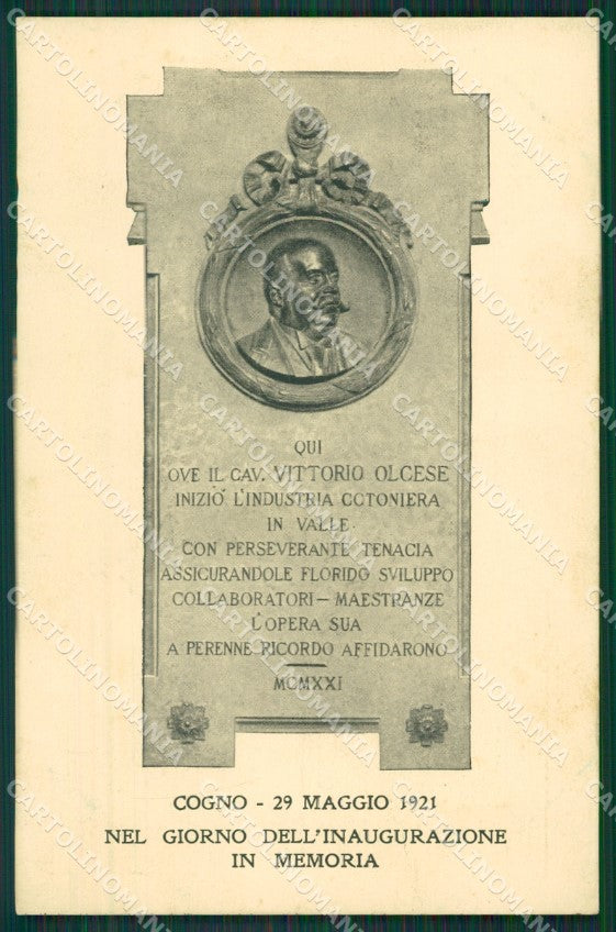 Brescia Cogno cartolina QK7191 – fronte