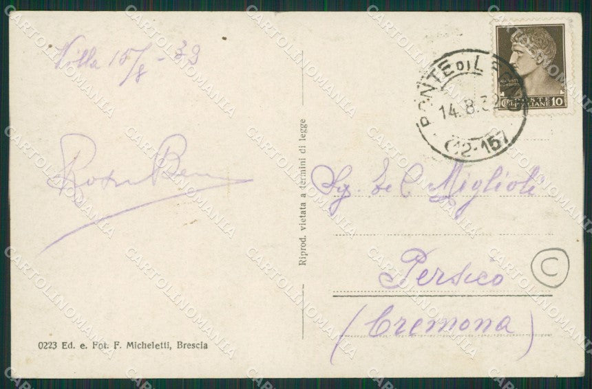 Brescia Passo Gavia Foto cartolina QK7197 – retro
