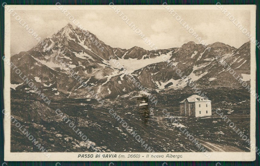 Brescia Passo Gavia cartolina QK7198 – fronte