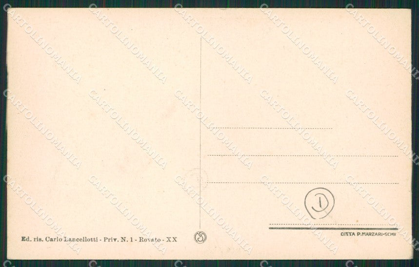 Brescia Rovato cartolina QK7201 – retro