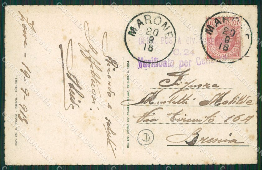 Brescia Zone cartolina QK7205 – retro