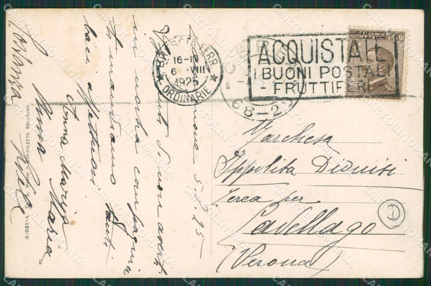 Brescia Passirano cartolina QK7208 – retro