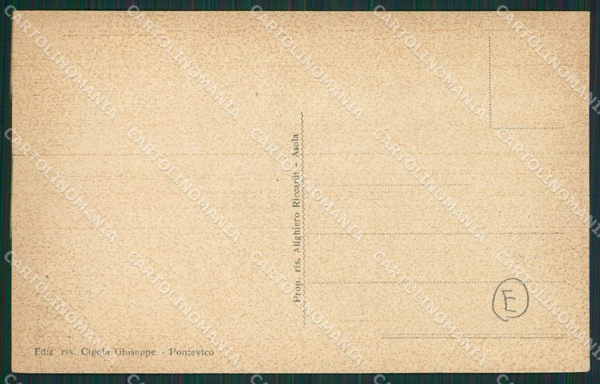 Brescia Pontevico cartolina QK7218 – retro