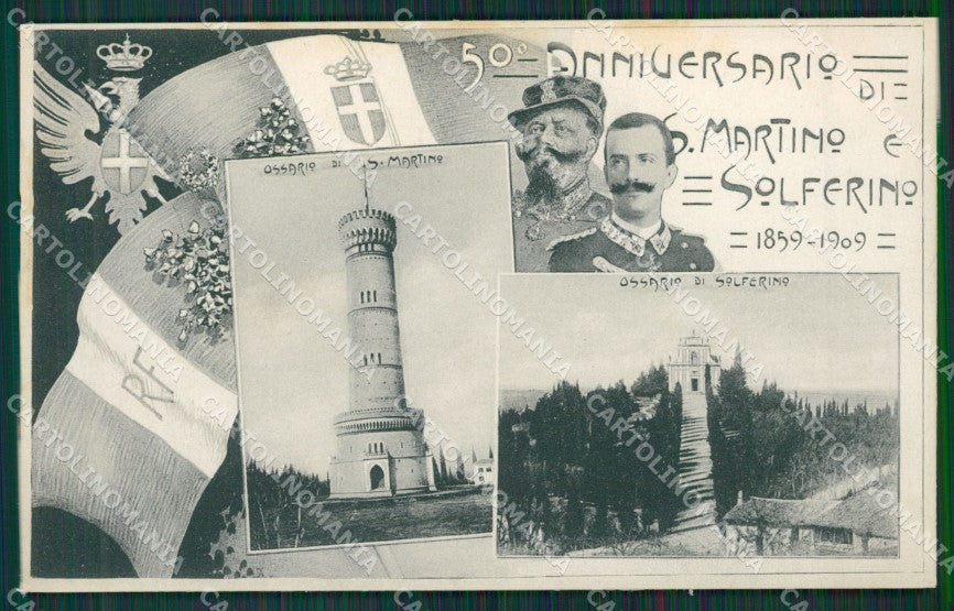 Brescia Solferino San Martino Savoia cartolina QK7229 – fronte