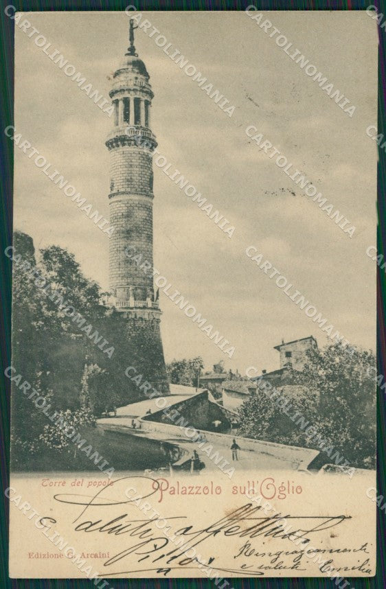 Brescia Palazzolo sull'Oglio cartolina QK7233 – fronte