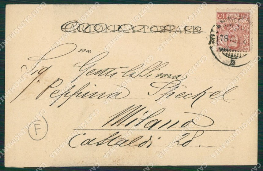 Brescia Palazzolo sull'Oglio cartolina QK7233 – retro