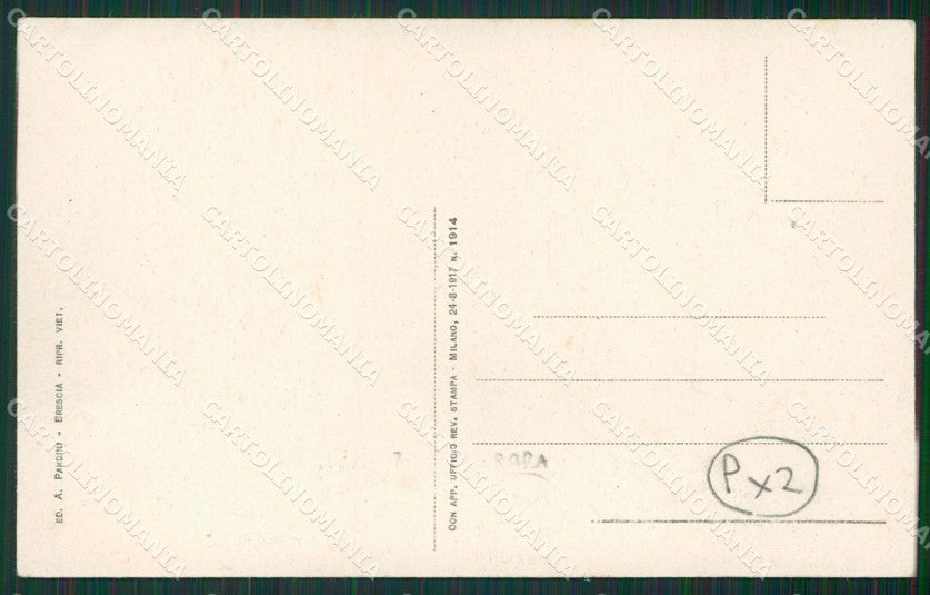 Brescia Militari War Dog cartolina QK7244 – retro