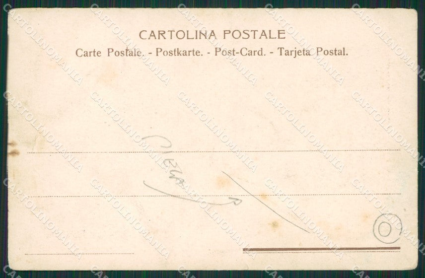 Genova Santa Margherita Stazione Treno PIEGA STRAPPINO cartolina QK7253 – retro