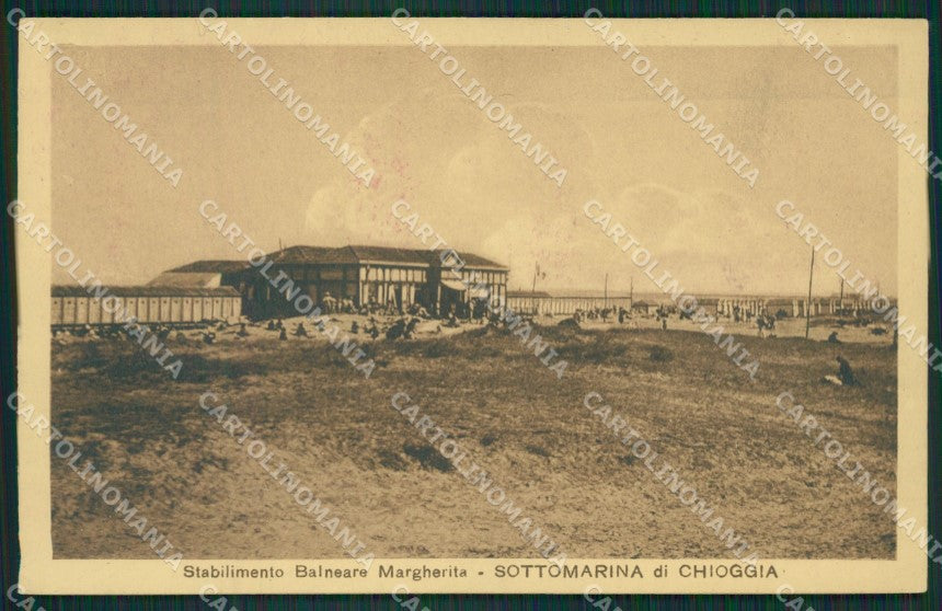 Venezia Sottomarina cartolina QK7258 – fronte