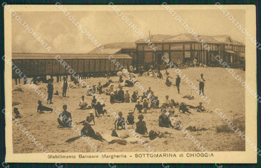 Venezia Sottomarina cartolina QK7261 – fronte
