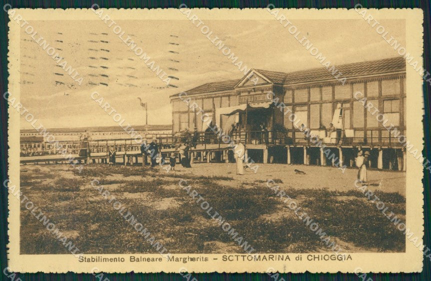Venezia Sottomarina cartolina QK7264 – fronte