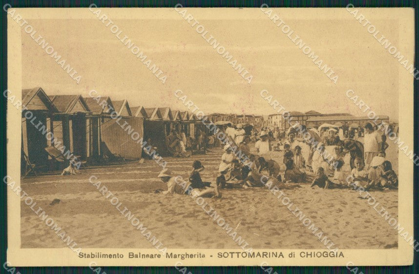 Venezia Sottomarina cartolina QK7267 – fronte