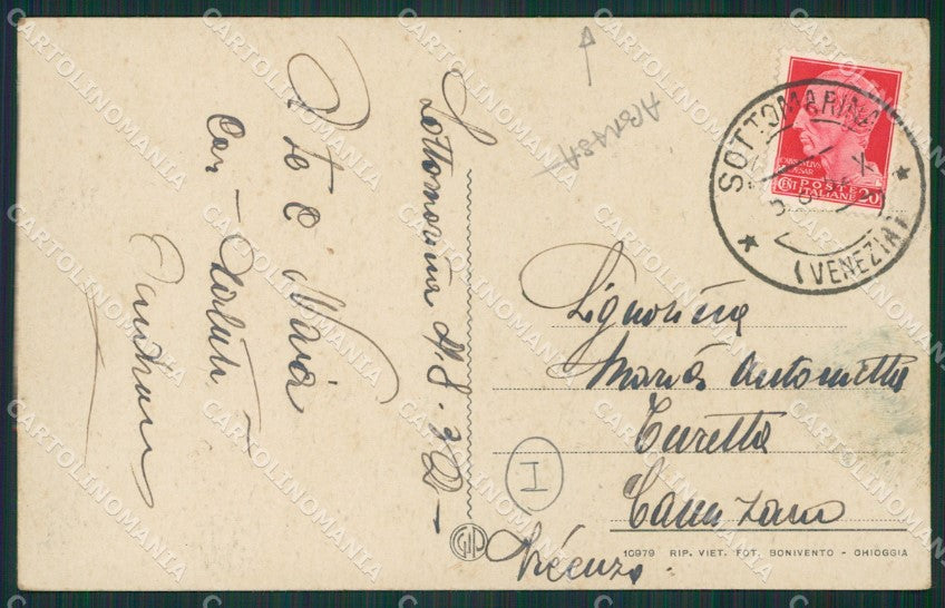 Venezia Sottomarina ABRASA cartolina QK7280 – retro