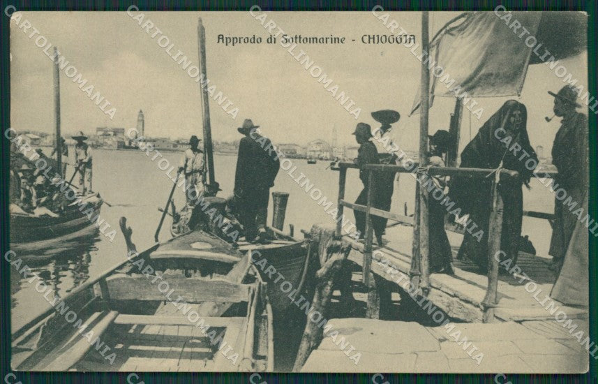 Venezia Sottomarina cartolina QK7281 – fronte