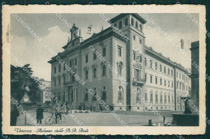 Verona Città Poste PIEGA cartolina QK7298 – fronte