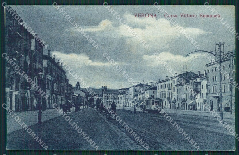Verona Città Tram cartolina QK7301 – fronte