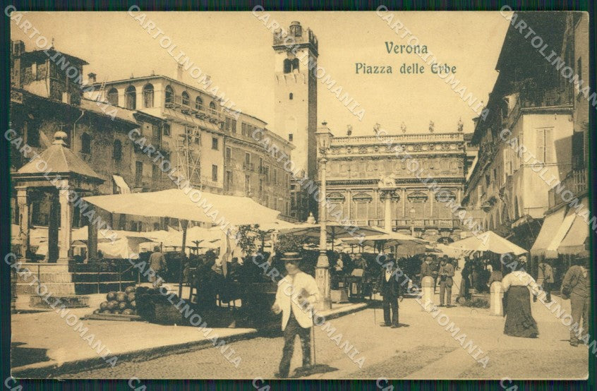 Verona Città Mercato cartolina QK7308 – fronte
