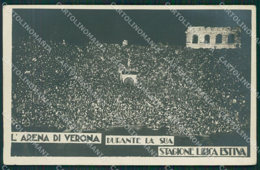 Verona Città Lirica Arena Foto cartolina QK7312 – fronte
