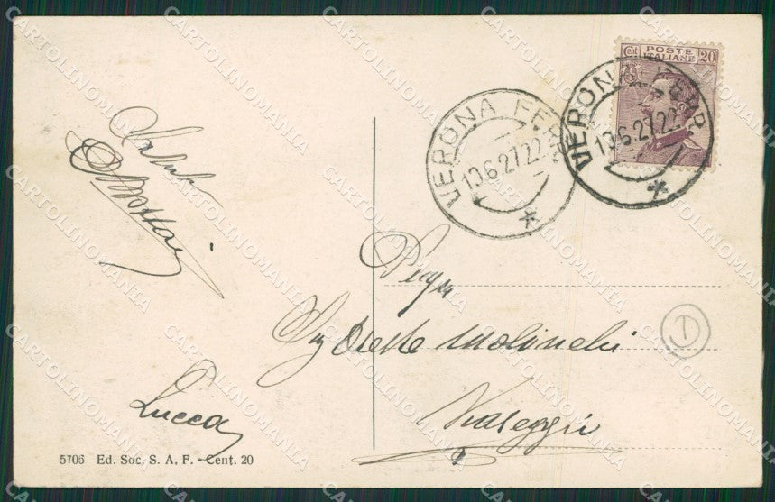 Verona Città cartolina QK7318 – retro