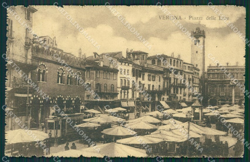 Verona Città Mercato cartolina QK7329 – fronte