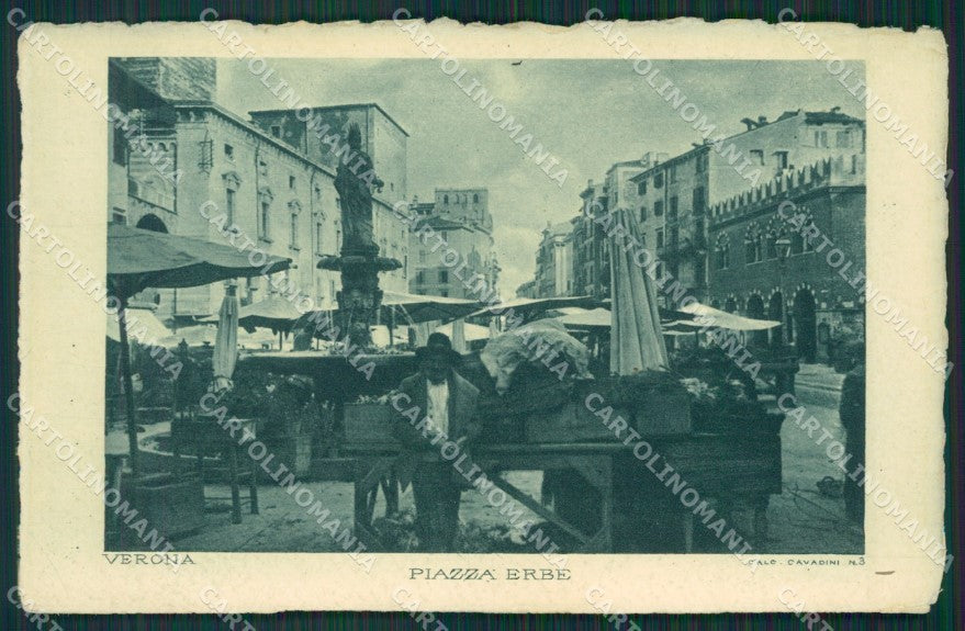 Verona Città Mercato cartolina QK7330 – fronte