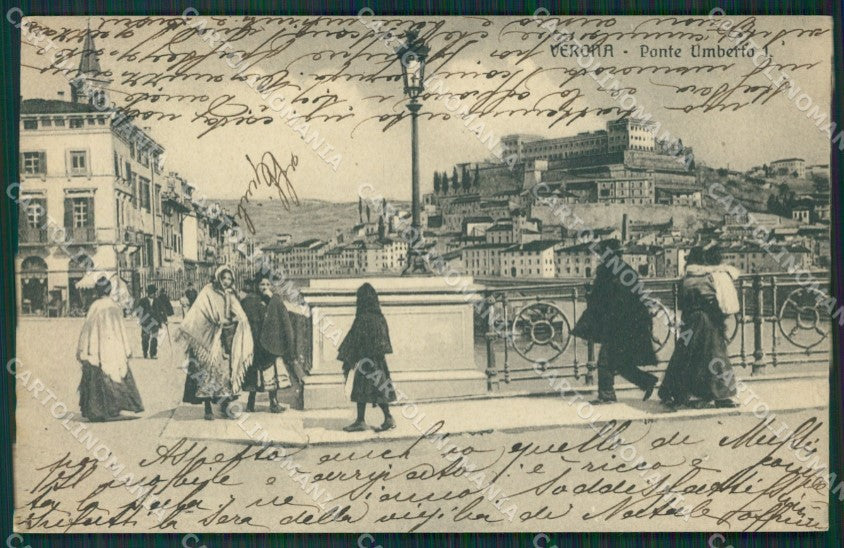 Verona Città PIEGA cartolina QK7334 – fronte