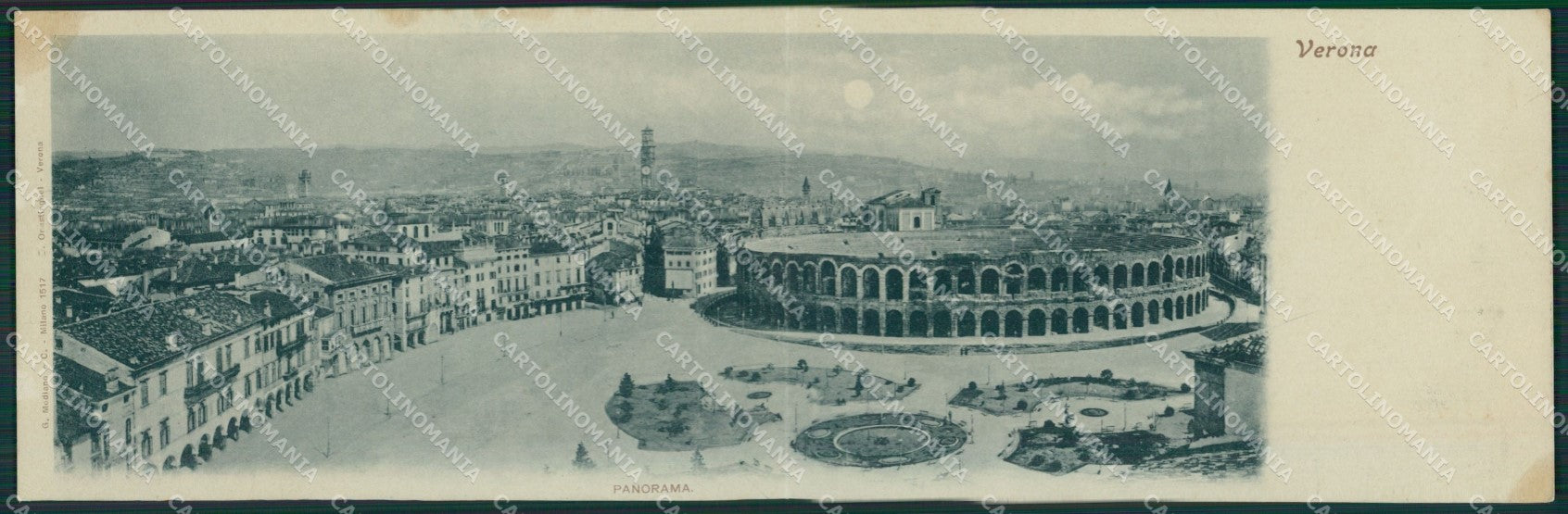Verona Città Doppia cartolina QK7339 – fronte