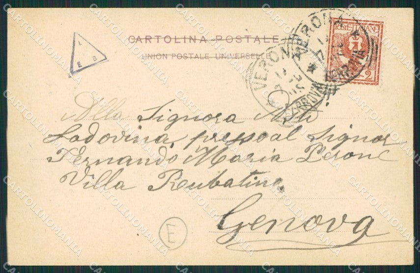 Verona Città cartolina QK7342 – retro