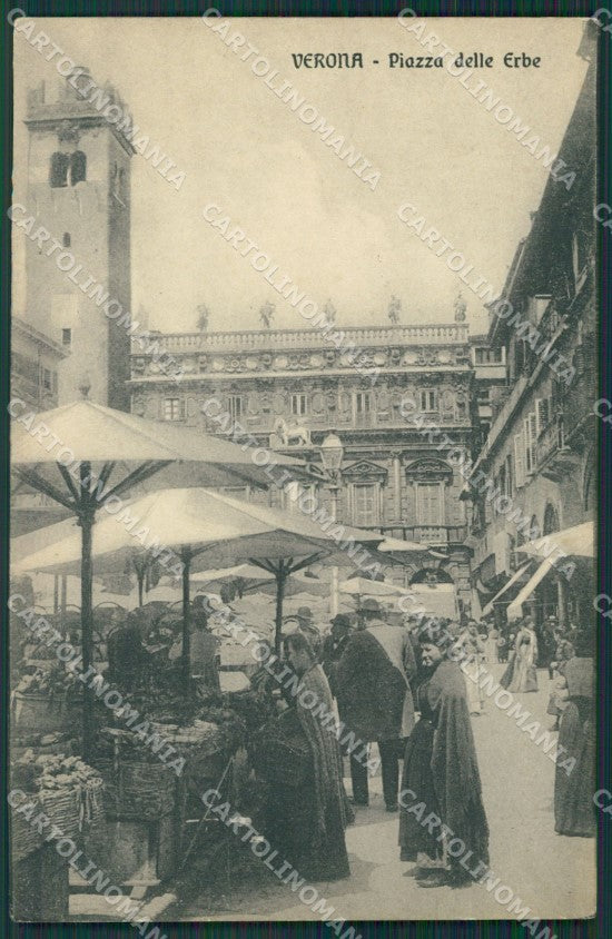 Verona Città Mercato cartolina QK7346 – fronte
