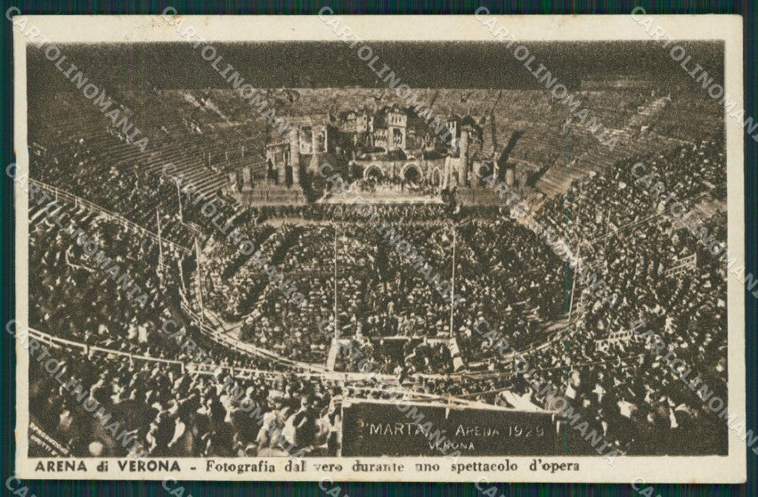 Verona Città Arena Lirica cartolina QK7348 – fronte